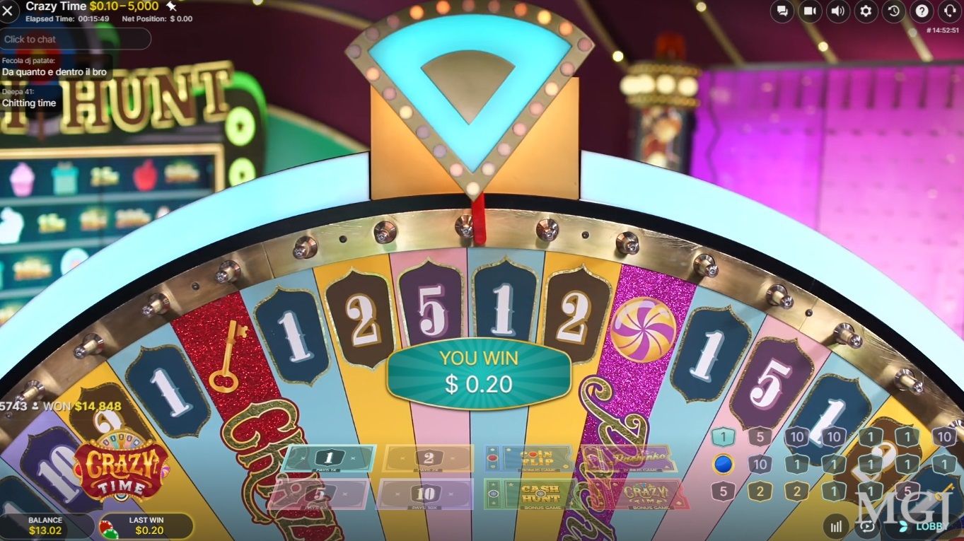 Crazy Time en Chile Mobile